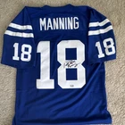 Mitchell & Ness NFL Legacy Colts Peyton Manning Autographed Jersey #18