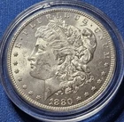 1880 P  BU   MORGAN SILVER DOLLAR