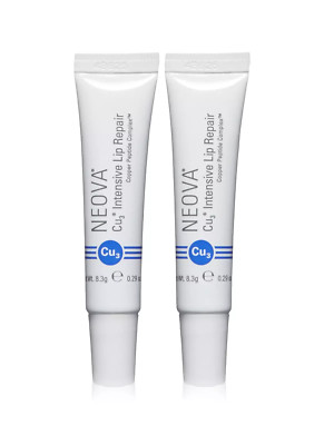 Neova Cu3 Intensive Lip Repair - Protects Lips 0.29 Oz - 2 Pack! Sealed! No Box