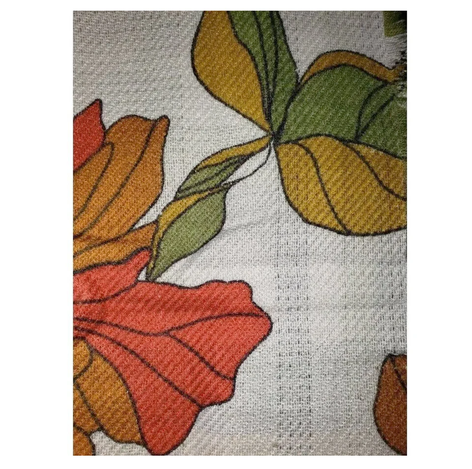 Vince Camuto Plaid to Floral Reversible Face Wrap Scarf | Size 45" x 45" | New - Image 3 of 4