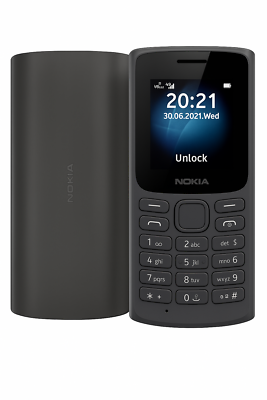 Nokia 105 4G Edition TA-1378 Black Unlocked Dual Sim 48 MB Mobile