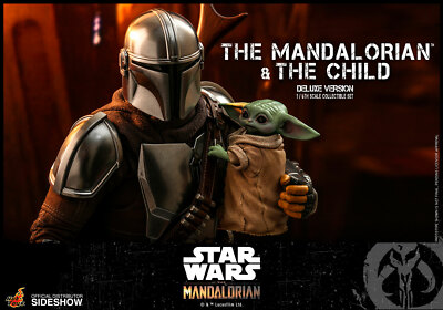 THE MANDALORIAN & CHILD~DLX~SIXTH SCALE FIGURE SET~TMS015~HOT TOYS