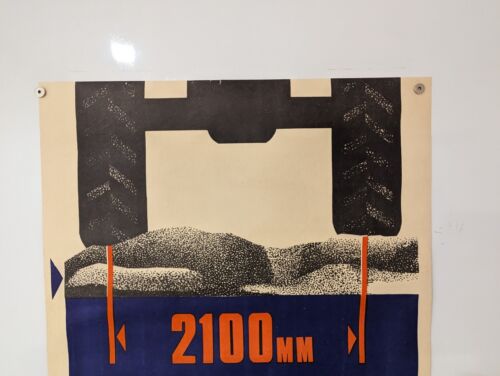set the wheels to maximum width for rough terrain _ Soviet Safety 1982 POSTER - Picture 3 of 6