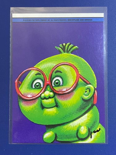 2022 Topps Garbage Pail Kids Book Worms Booger Green Parallels - You Pick! - 第 180/238 張圖片