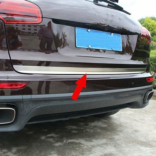 Steel Chrome Rear Trunk Lid Tail Gate Molding Trim For Porsche Cayenne ...