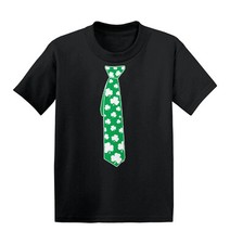 Shamrock Tie - St. Patrick's Day Irish Ireland Lucky Kids T-shirt