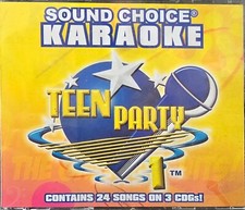 TEEN PARTY RARE 3 CDGS  SOUND CHOICE KARAOKE LOT VA