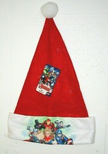 Marvel Comics Avengers Christmas Holiday Santa Hat New Tags