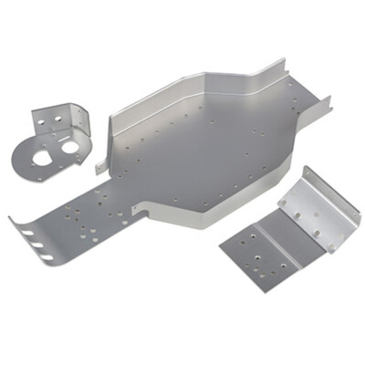 Associated 6311 RC10CC Chassis, Nose Plate, Motor Mount, Silver