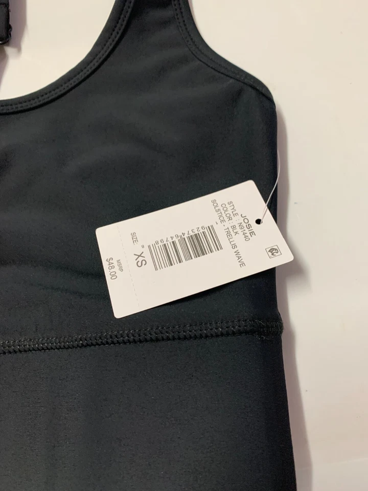 Natori твердый укороченный верхний спортивный бюстгальтер черный XS новый - Изображение 4 из 4