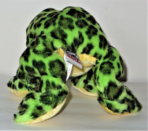 GANZ WEBKINZ HM114 Bull Frog 9 Inches Stuffed Animal Plush Toy - Picture 3 of 6