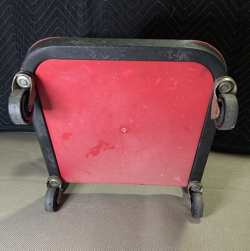 Snap On Vintage Creeper Seat JC24A Padded Seat Casters Tool Tray - Picture 10 of 11