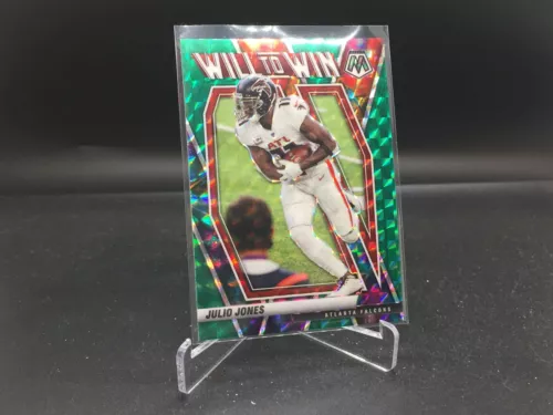 Julio Jones 2021 Mosaic Will to Win Green Prizm WW-14 Falcons