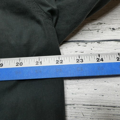Jack Spade Jacket Mens Large Gray Wax Cotton Zip Up Button Overlay - Picture 8 of 9