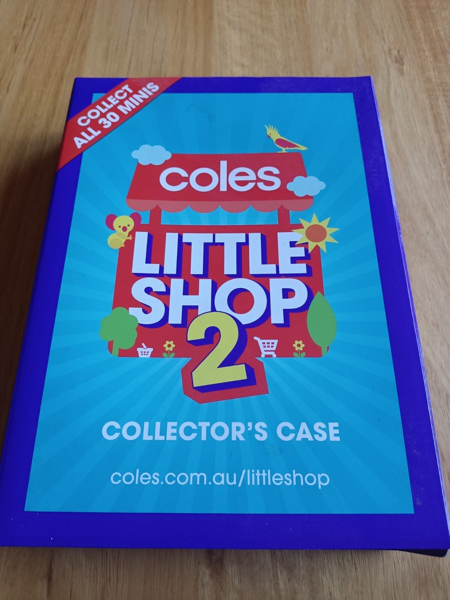 Coles Little Shop 2 FULL SET with Collector Case | eBay Australia