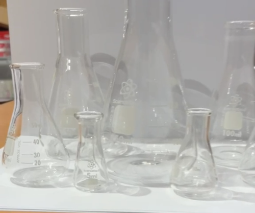 Erlenmeyer Conical Flask Kit Premium Borosilicate Glass 150 ml each- 8 Pcs Set - Video 1 of 1