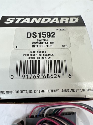 Windshield Wiper Switch Standard Motor Products DS1592 - Picture 4 of 4