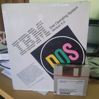 IBM Disk Operating System Version 5.0 DOS NEU, original verschweißt + Disks