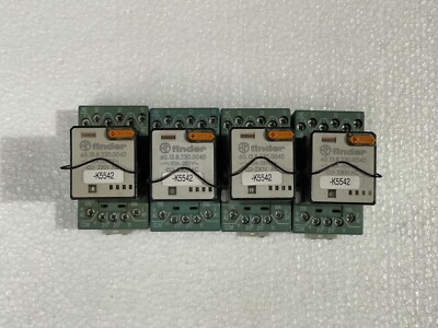 Lot Of 4Qty Finder 60.13.8.230.0040 Relay 10A-250V Wh Realy 90.21