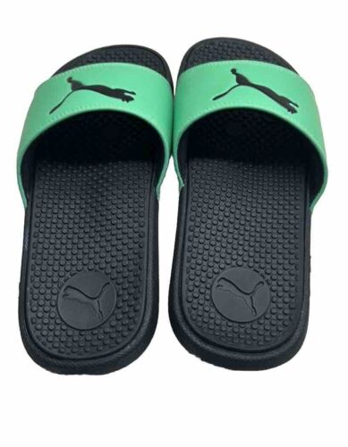 PUMA Women's Cool Cat Slide Sanda Green and black US 4 - Picture 3 of 7