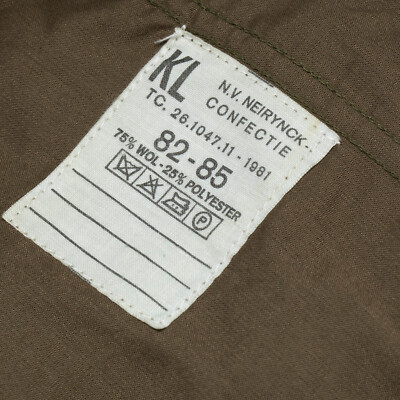 jun N.V. Neirynck Confectie (Netherlands) Koninklijke Landmacht, Dutch
