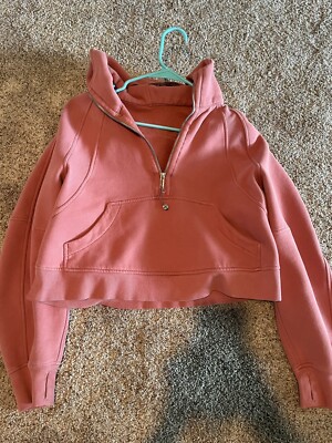 Lululemon Brier Rose Half Zip Scuba