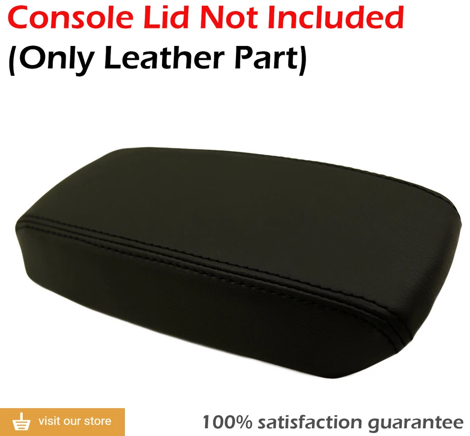 Center Console Armrest Leather Synthetic Cover for Acura Integra 94-01 Black - Image 2 of 4