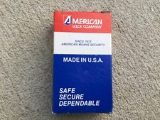 Solid Brass Padlock w/keys American Lock Company Made in USA
