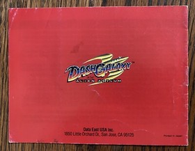 Dash Galaxy in the Alien Asylum NES Nintendo *Manual Only*