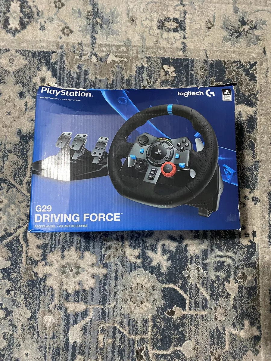 Logitech Driving Force G29 Gaming Racing Wheel With Pedals For PS4 PS3  764210990529