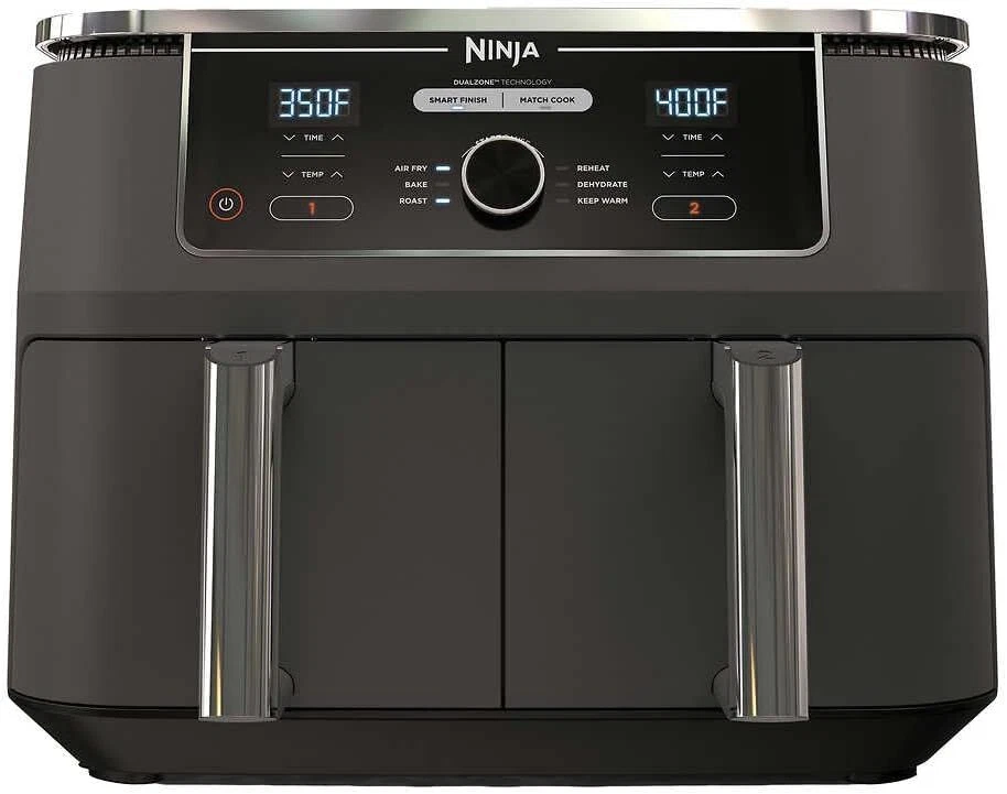 Ninja-Foodi 6-in-1 10-qt. XL 2-Basket Air Fryer with DualZone  Technology-black