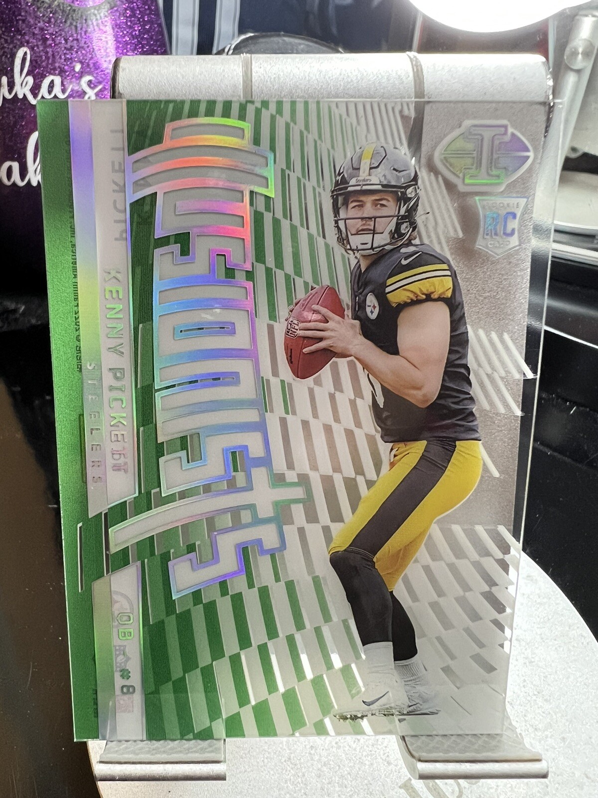 Kenny Pickett 2022 Panini Illusions Illusionist Green Rookie Insert SP