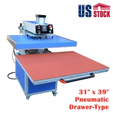 USA-31" x 39" Pneumatic Heat Press Machine Single Station Drawer-Type Equipment