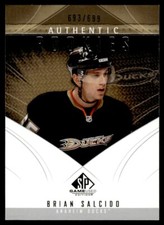 2009-10 SP Game Used Brian Salcido Rookie /699 Anaheim Ducks #180