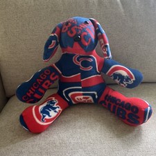 CHICAGO CUBS Handcrafted Plush Teddy Bear