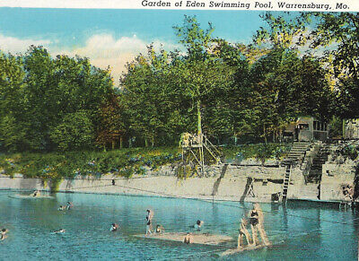 1940 warrensburg MO garden of eden Swimming hole Pool; MISSOURI | eBay