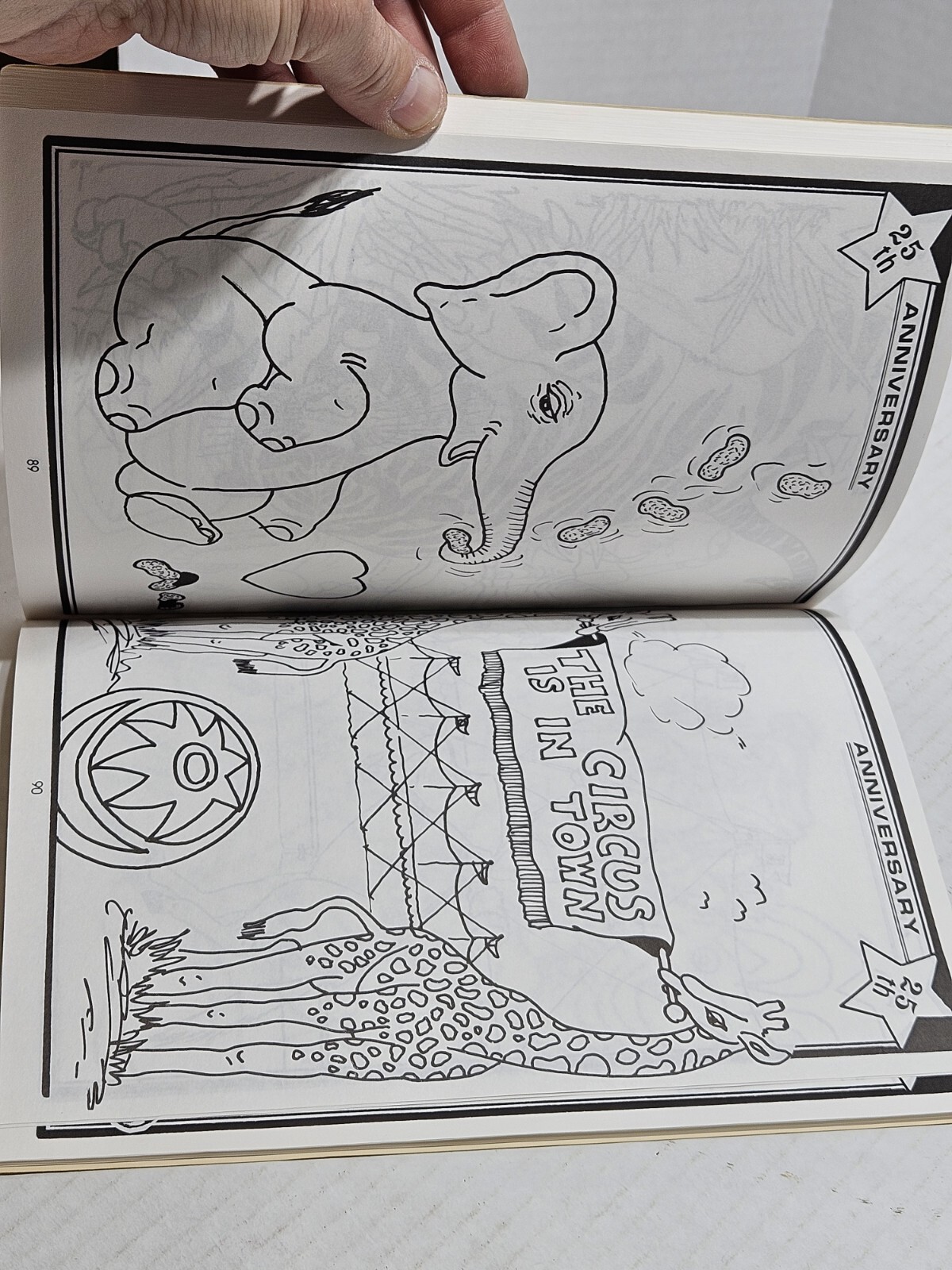 Vintage Circus Program Magazine Coloring Book El Kahin Shrine Circus ...