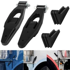 2PCS Hood Latch Strap for Peterbilt 357 359 367 377 378 388 389 L56-0001 Black
