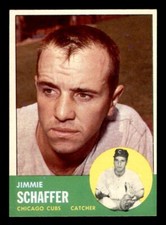 1963 Topps Baseball #81 Jimmie Schaffer NM *f1