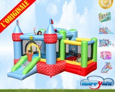FATTORIA CASTELLO GONFIABILE CON ANIMALI E VASCA PALLINE HAPPY HOP ART. 9112