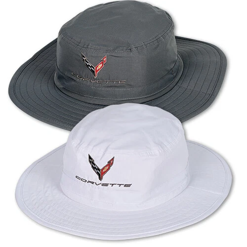 2020 Next Generation C8 Corvette Bucket Sun Hat UPF Rated 50+