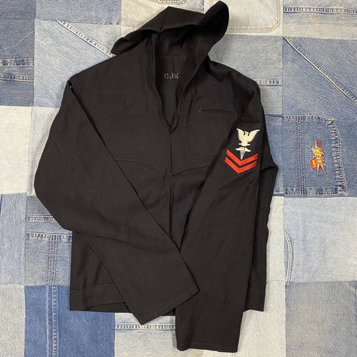 US Navy Men's Blue Undress Jumper 38R Cracker Jack Uniform Shirt Wool Pullover eBay