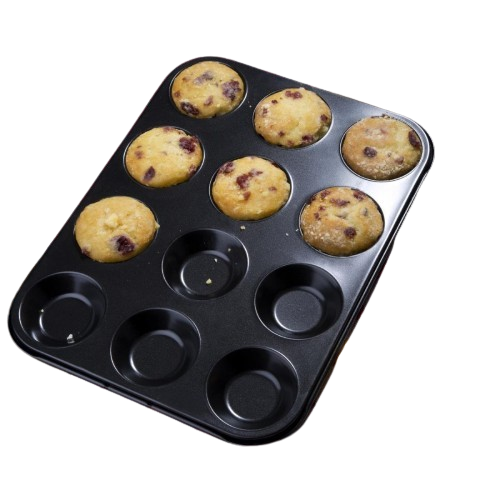 Mini 12 Cup Muffin Tin Prestige Heat Resistant Non Stick Lightweight Baking  Tray