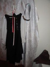 GIRL'S BUCCANEER BEAUTY-WITH EYE PATCH-SIZE 10/12