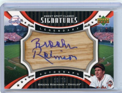 2007 Upper Deck Sweet Spot Baseball Classic Signatures #SPS-BR Brooks Robinson