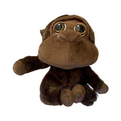 BIG HEADZ MONKEY PLUSH TOY 9 INCHES TALL BNWT Discontinued & RARE  COLLECTABLE 