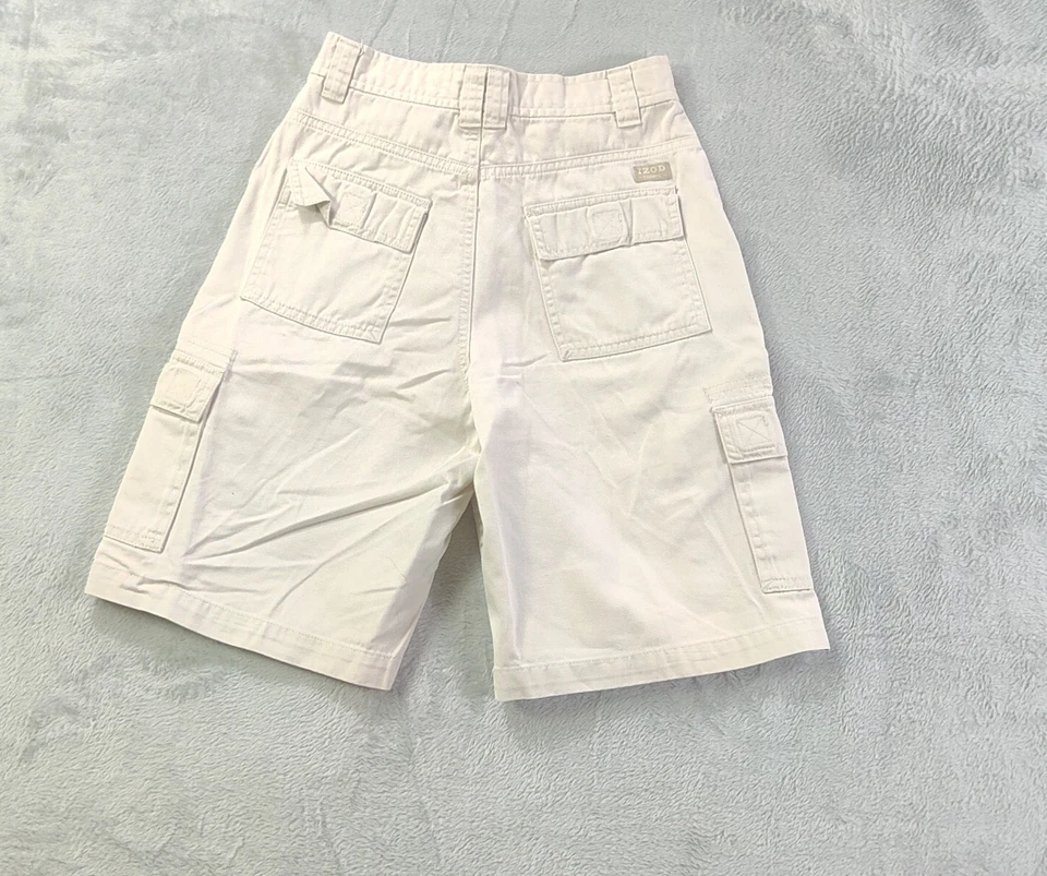 Pantalones Cortos de Carga IZOD Chinos Talla 12 Caqui Cargo Shorts Chinos Foto 2 de 4
