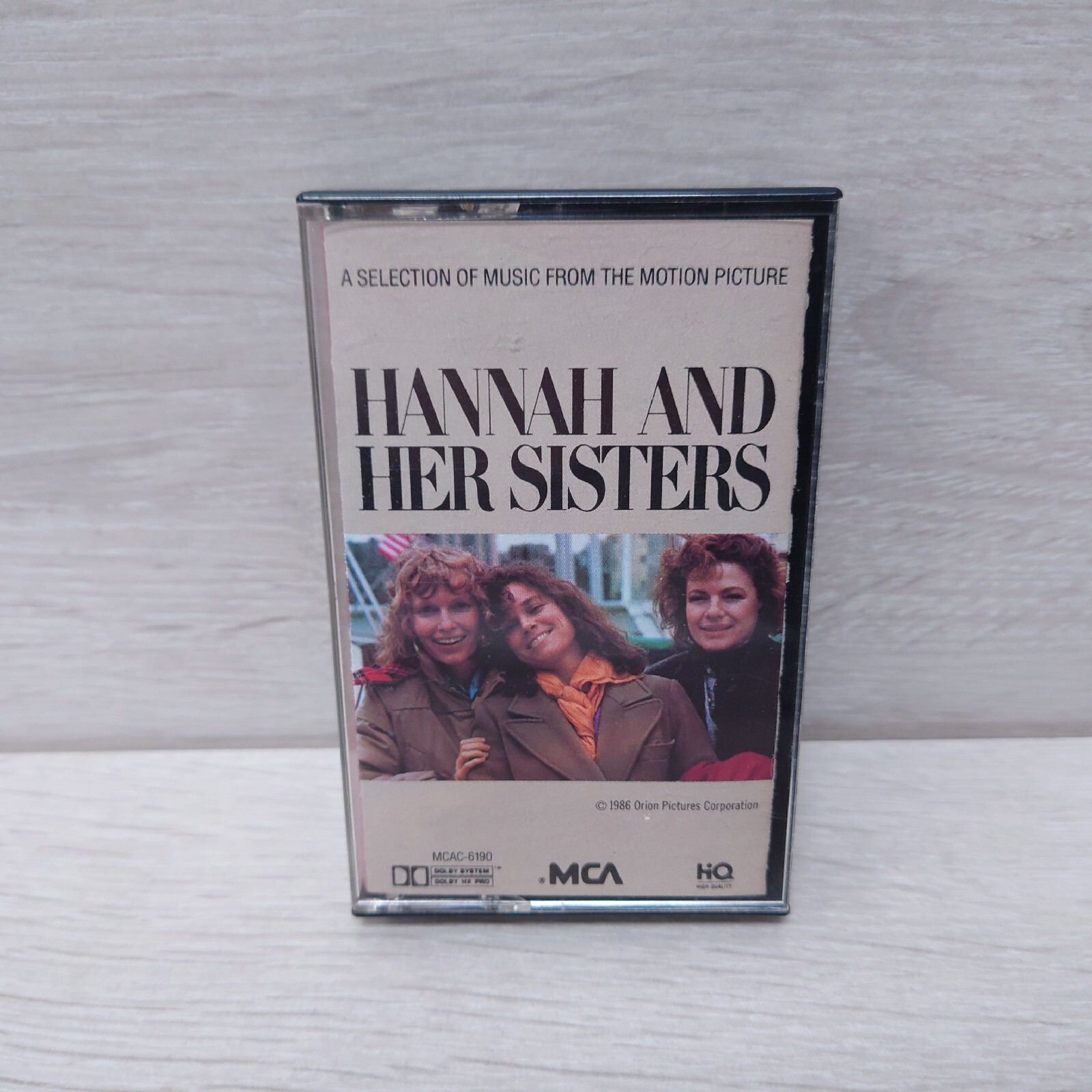 Hannah And Her Sisters Original Soundtrack 1987 (Audio Cassette) MCAC-6190 Rare