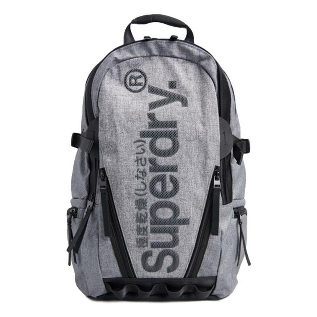 Superdry Backpack Coated Marl Tarp Grey 1078216900105 Superdry School