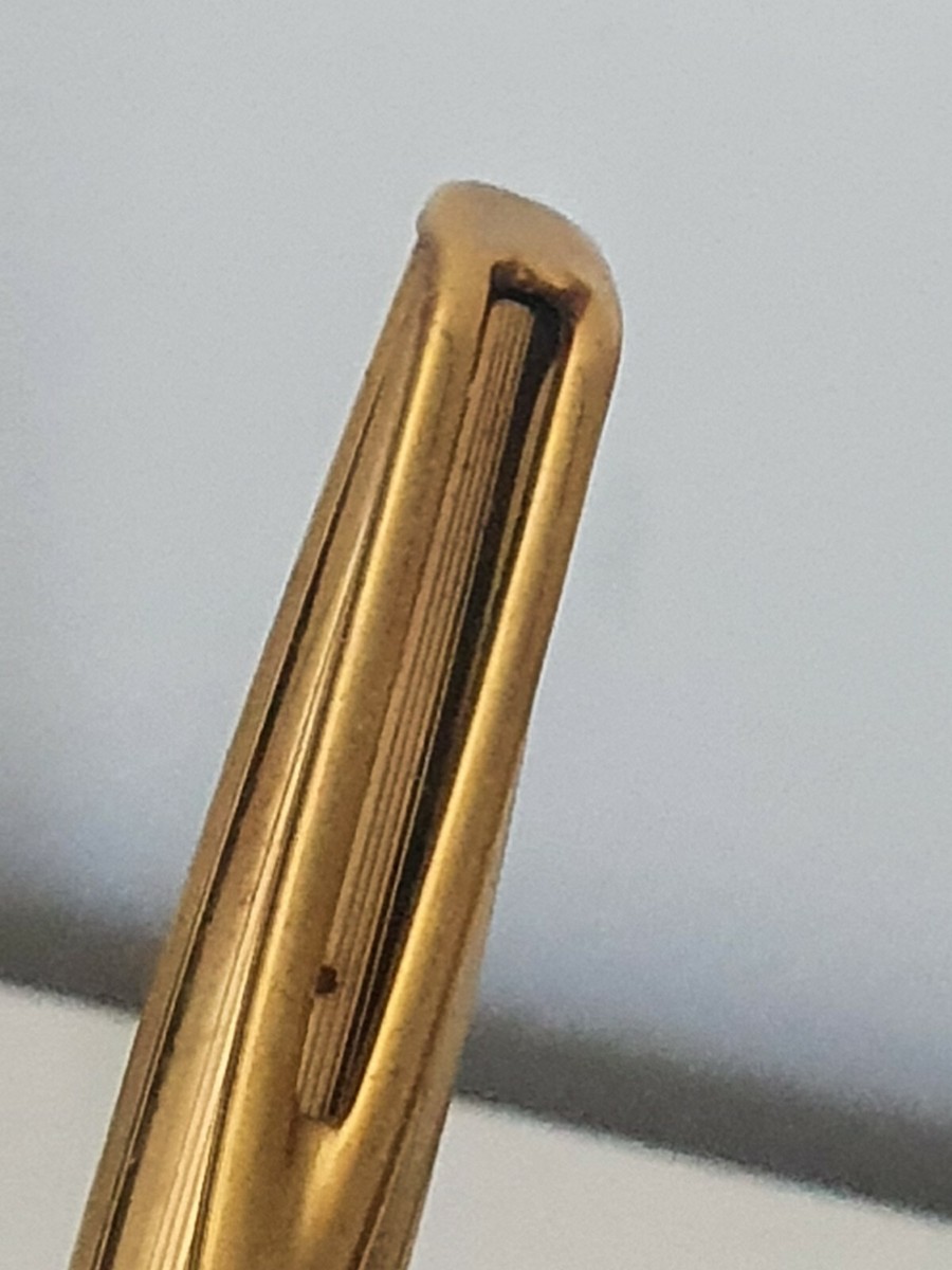 Parure Waterman CF – Stylo Plume Et Stylo Bille En Métal Doré – Occasion